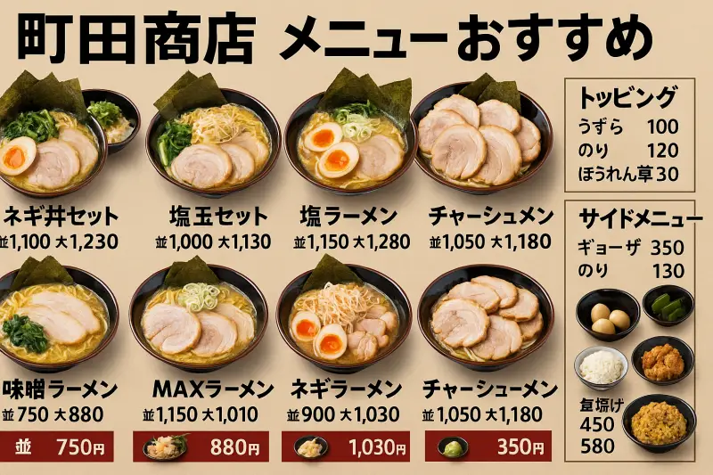 町田商店 メニュー おすすめ完全ガイド|人気ランキング