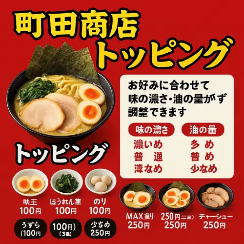 町田商店のトッピング攻略術｜おすすめ組み合わせと頼み方完全版