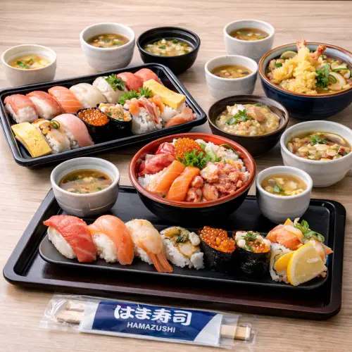 はま寿司ランチの完全ガイド｜丼・セット・500円目安を解説