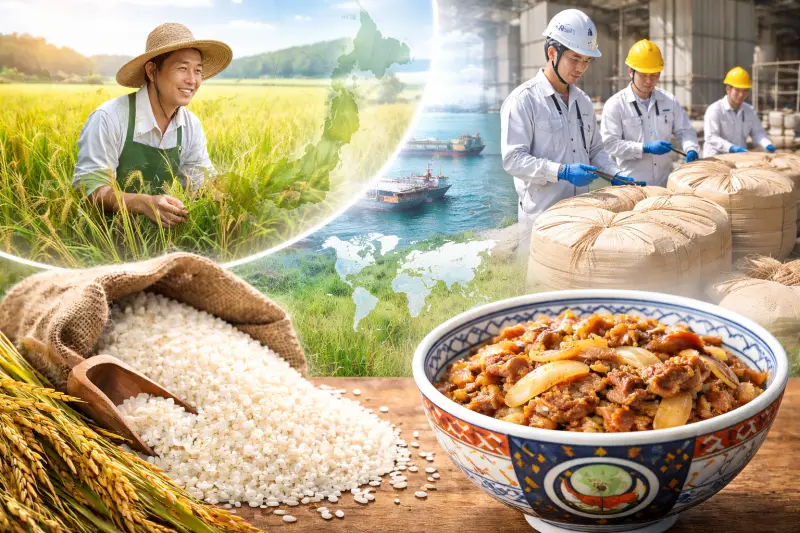 吉野家 米産地はどこ？独自ブレンド米と公式情報を徹底解説