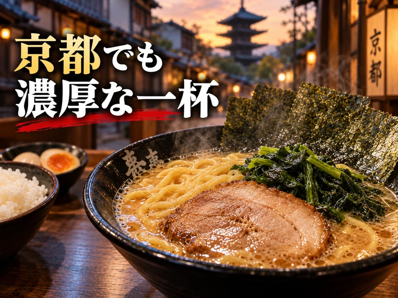 家系ラーメン京都のおすすめ6選！観光でも行ける濃厚豚骨醤油の店
