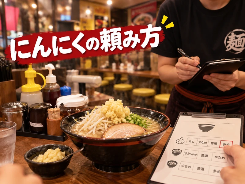 【来来亭】にんにくは追加できる？頼み方と値段を5つのポイントで解説