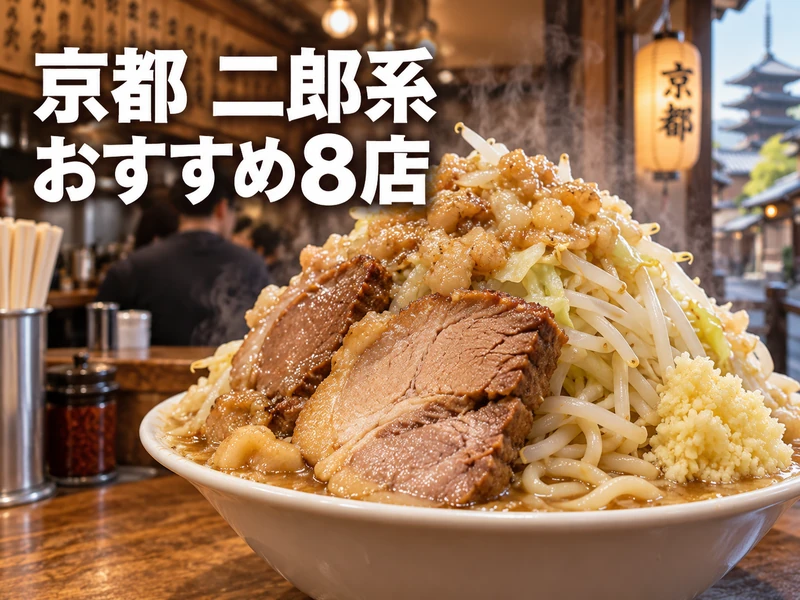 二郎系ラーメン京都のおすすめ8店！エリア別の特徴を解説