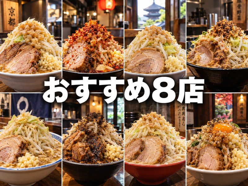 二郎系ラーメン京都のおすすめ8店！エリア別の特徴を解説