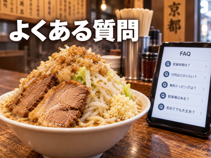 二郎系ラーメン京都のおすすめ8店！エリア別の特徴を解説