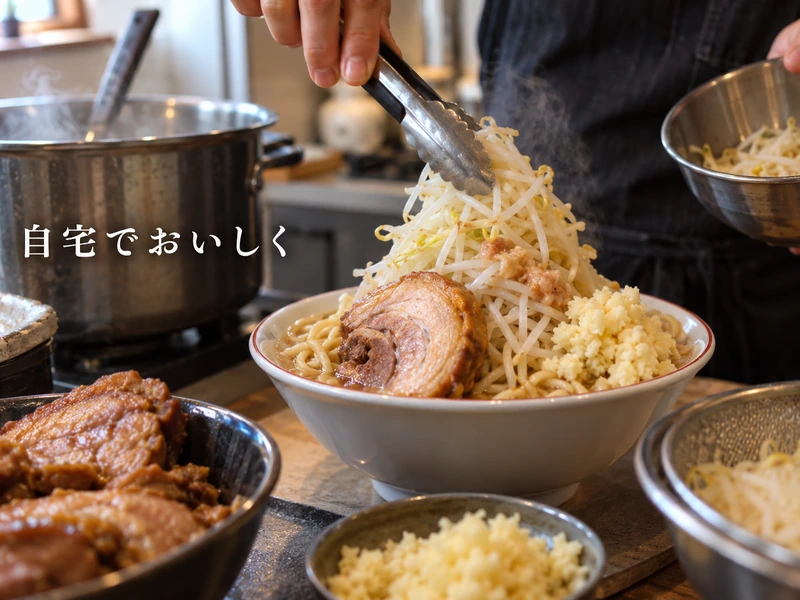 【徹底解説】二郎系ラーメンはテイクアウトできる？持ち帰りの流れと自宅で楽しむ4つのコツ