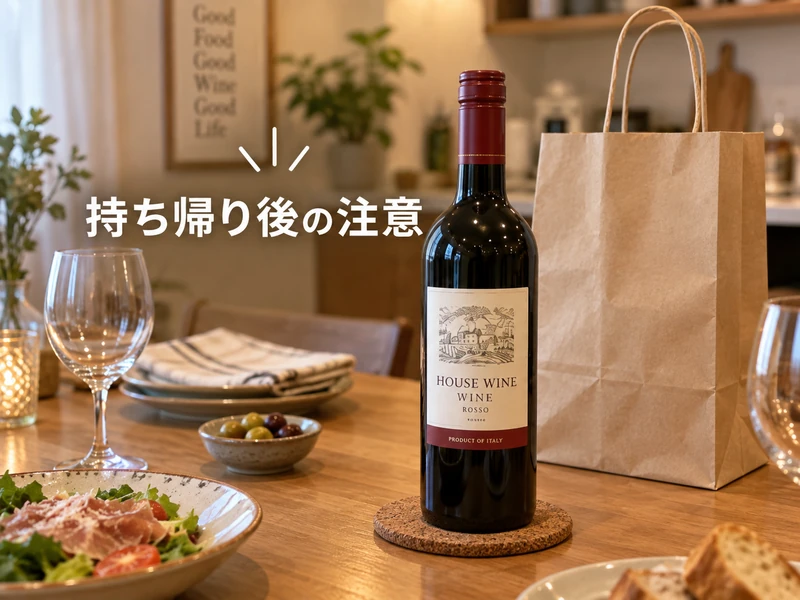 サイゼリヤのワインは持ち帰りできる?知っておきたい3つの注意点