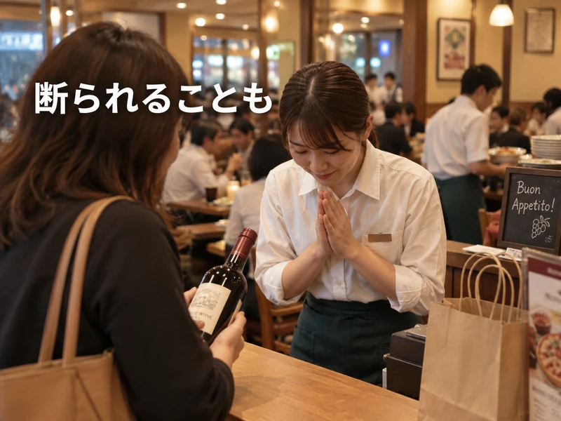 サイゼリヤのワインは持ち帰りできる?知っておきたい3つの注意点