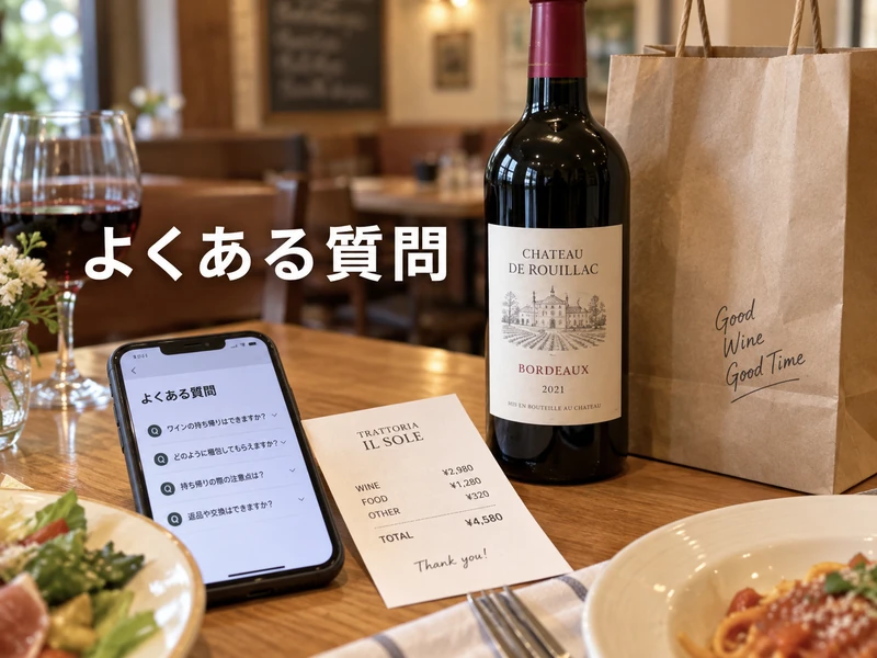 サイゼリヤのワインは持ち帰りできる?知っておきたい3つの注意点